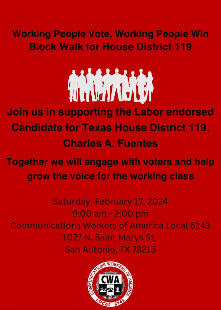 Block Walk for Charles Fuentes